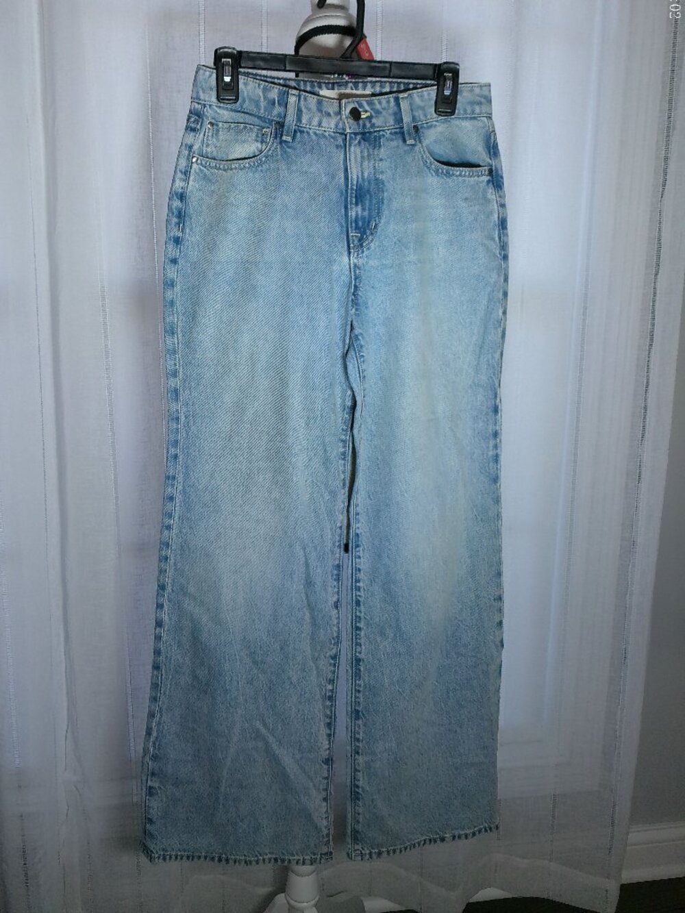 FIDELITY Jeans KELLI Comfort Stretch "High Full" 5 Pocket Light Wash NWT 26